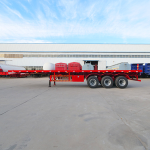 Günstiger <span class=keywords><strong>Preis</strong></span> Landwirtschaftlicher Holztransport Chengda 3-Achs 10-Tonnen 20-Tonnen Flachbett-Sattelauflieger - Product Image 6