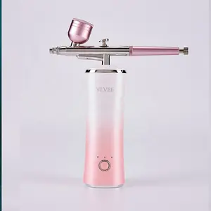 2023 Hot Portable Mini Beauty Salon Moisturizing Oxygen Spray Gun Beauty Nano Oxygen Injection Instrument 3 Levels Pink