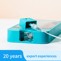 Flacon pulvérisateur de voyage en plastique format carte de crédit 100 ml, portable et rechargeable