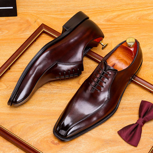 Chaussures pour hommes de haute qualité, respirantes, imperméables, style britannique, décontractées, pour le bureau, les mariages, les occasions formelles - Product Image 1