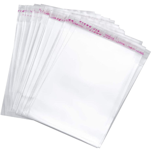 Sacs d'emballage en plastique polypropylène BOPP PP Opp auto-adhésifs personnalisés en gros pour cellophane, bonbons, vêtements - Product Image 1