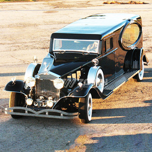 Factory Outlet Vintage Hearse Car Retro Classic Coffin Transport Car Mortuary Van para eventos funerarios en venta - Product Image 4