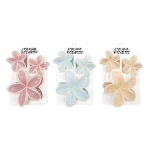 Set di 3 fermagli per capelli Zi Jelly Flower in resina, stile dolce, casual, da donna, di alta qualità - Product Image 3