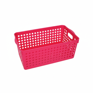 Cesto portaoggetti largo rosso Inomata - Product Image 1