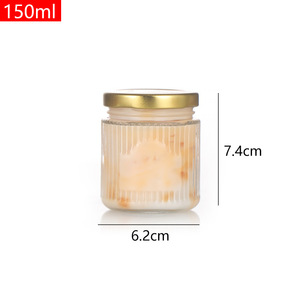 Contoh gratis 150ml200ml 280ml 380ml 500ml botol kaca kosong stoples madu kaca dengan tutup Food Grade <span class=keywords><strong>Glass</strong></span> - Product Image 4