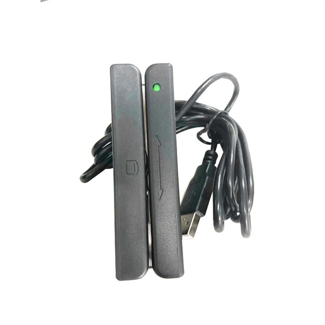 High Quality Smallest Chip Magnetic Strip Card Reader 3 Track USB/TTL/RS232 Interface Windows/Android/Linux Compatible POS
