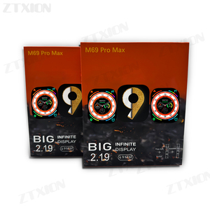 2024 Tốt Nhất Người Bán M69 Pro Max Thông Minh Đồng Hồ Với Earbuds Thông Minh Tập Thể Dục Giám Sát Bước Truy Cập Smartwatch Pk T55 - Product Image 1