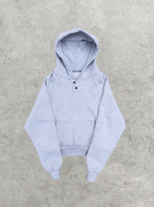 <span class=keywords><strong>Felpa</strong></span> con Cappuccio Vintage Lavata <span class=keywords><strong>Blu</strong></span> per <span class=keywords><strong>Uomo</strong></span>, Oversize, Stile Streetwear, Casual, Pullover - Product Image 5
