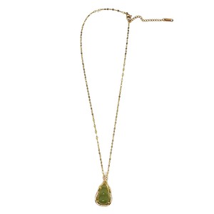 Titanium Steel Gourd <b>Necklace</b> With Bezel Setting For Daily Wear Gift Jewelry - Product Image 5