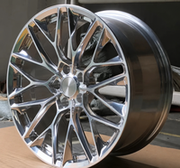 Jantes en alliage d'aluminium forgé RY personnalisées de 17/18/19/20 pouces pour Audi 5X112, design multi-branches, surface noire, neuves, garantie 5 ans