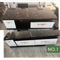 Meuble TV multifonctionnel en bois de luxe moderne pour salon, couleur crème, avec rangement intégré et table basse, mobilier de maison