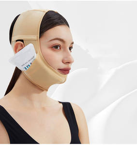 لف ملابس نسائية بضمادة لدعم الرقبة والرقبة بعد الجراحة وضغط الرأس للف والرقبة والذقن - Product Image 3