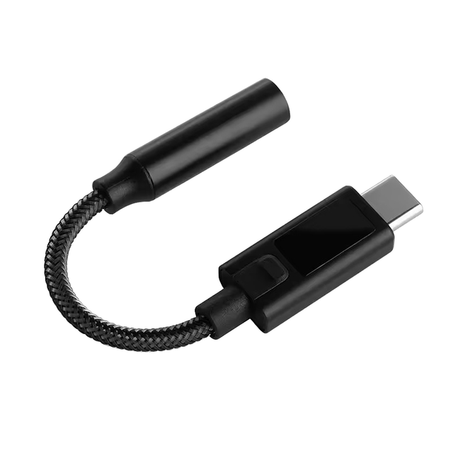 High-Fidelity Sound Quality Type C to Aux Cord Jack Dongle USB-C to 3.5mm Audio Headphone Adapter