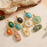 Pendentifs de bijoux vintage DIY de haute qualité en acier inoxydable 18k PVD luxueux pour enfants et unisexe