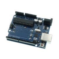 Carte de développement de microcontrôleur UNO R3 ATMEGA16U2+MEGA328P avec câble USB pour kit d'apprentissage de programmation électronique DIY