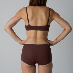 SK1207&1218 Set Intimo Donna: <span class=keywords><strong>Reggiseno</strong></span> Senza Imbottitura <span class=keywords><strong>con</strong></span> Scollo a V, <span class=keywords><strong>Reggiseno</strong></span> ad Alto Impatto, Spalline Regolabili, Slip Slim <span class=keywords><strong>con</strong></span> Fodera in <span class=keywords><strong>Cotone</strong></span> - Product Image 6