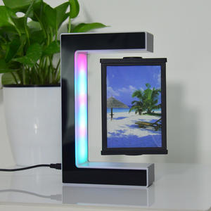 Luxus Magnetic Levitation Floating Foto rahmen LED-Licht 3 Bilder Geburtstags geschenk für Freund/Freundin Werbe geschäft - Product Image 6
