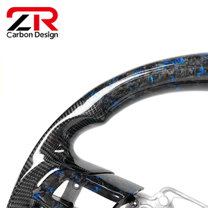 Accesorios Interiores para Automóviles Ford, Volante Deportivo Personalizado de Fibra de Carbono Forjada para <span class=keywords><strong>Mustang</strong></span> 2015-2023 - Product Image 2