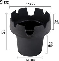 Porte-gobelet universel, cendrier pour cigarettes et cigares pour voiturette de golf Club Car Yamaha EZGO, bateau, voiture
