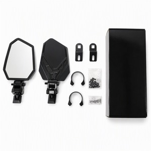 Par de Espejos Laterales para UTV <span class=keywords><strong>con</strong></span> Abrazadera Modular para Jaula Antivuelco, Soporte Ajustable para Vehículos Todoterreno ATV SxS, Suministro de Fábrica OEM - Product Image 4