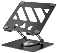 Support pour tablette et ordinateur portable, hauteur et angle réglables, support métallique pour ordinateur portable, conception ventilée pour appareils de 10 à 17 pouces