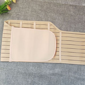 Bande de fixation de la colonne vertébrale, couleur blanc cassé, pour la rééducation thoracique après une intervention chirurgicale - Product Image 1