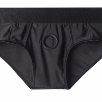 Lesbienne Nouveau Style Sexy Doux Confortable Unisexe Portable Pantalon Simple Trou Gode Lingerie pour les Femmes