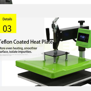 ヒートプレス機用の新しいCE承認昇華ヒートプレスビニール機 - Product Image 2