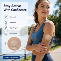 Cerotti Adesivi OEM ad Alta Viscosità per Freestyle 2/3 Enlite Medtronic, Copertura Impermeabile per Sensore a Lunga Durata (14 Giorni)