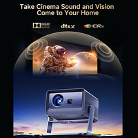Projecteur de cinéma maison intelligent C8 Pro Android 9, anti-poussière, Full HD 1080P, 3D, 4K, LED, mise au point automatique, LCD, haut-parleurs intégrés, portable