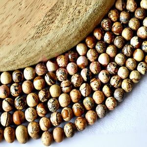 Fabricante Indio de Cuentas de Jaspe de Primera Calidad Grado AAA, Cuentas de Piedra Decorativas para la Elaboración de Joyería - Product Image 1