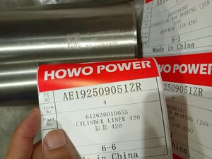 Phụ tùng xe tải Sino HOWO phụ tùng động cơ xi lanh lót 612630010055 - Product Image 2