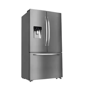 제빙기를 가진 발광 다이오드 표시 서리 자유로운 프랑스 문 냉장고 냉장고