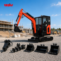 Harga Mesin Excavator Mini Terlaris Diskon Super untuk Penggunaan Rumah, Pertanian, Excavator Mini 2 Ton untuk Lokasi Proyek