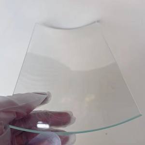 Resistente alle alte temperature 450 gradi di piegatura del calore vetro temperato piccolo raggio arco di vetro camino <span class=keywords><strong>a</strong></span> <span class=keywords><strong>gas</strong></span> anatra forno piegatura vetro - Product Image 3