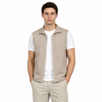 Gilets sans manches réversibles pour hommes, streetwear, logo personnalisé, vente en gros, haute qualité