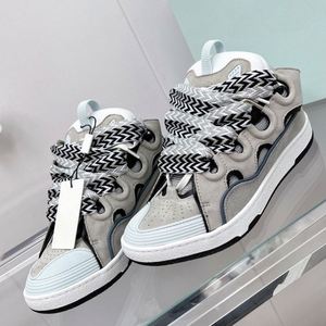 Zapatillas Deportivas de Plataforma Lanvine de Diseño Nuevo, Lujosas y Casuales, con Cordones, para Caminar, Unisex, con Diseño de Grafiti - Product Image 6