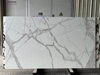 Dalle de verre nano poli blanc YDSTONE, dalle de marbre artificiel en verre nano cristallisé pour comptoir de cuisine et salle de bain