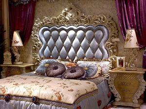 Ultimo stile reale antico <span class=keywords><strong>oro</strong></span> colore lusso legno <span class=keywords><strong>matrimoniale</strong></span> disegni <span class=keywords><strong>letto</strong></span> - Product Image 3