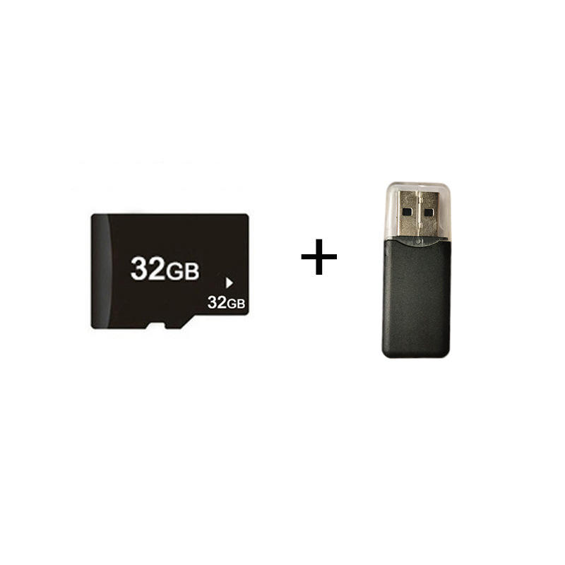 Black 32G TF memory card + card reader