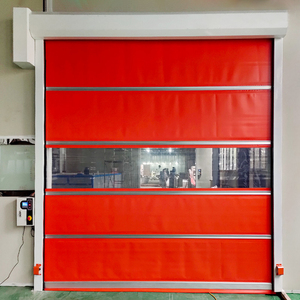 PVC kualitas tinggi kecepatan tinggi pintu gulung cepat Shutter dengan tahan debu untuk gudang Modern permukaan selesai - Product Image 2
