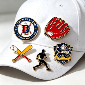 Pins magnétiques personnalisés à conception gratuite, épingles à revers en émail à longue tige, badges de chapeau en métal avec logo d'entreprise sur mesure, fabricant en gros - Product Image 2