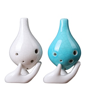 Instrument de <span class=keywords><strong>musique</strong></span> folklorique traditionnel <span class=keywords><strong>Alto</strong></span> C-Tone Ocarina en céramique à 6 trous pour la <span class=keywords><strong>musique</strong></span> ethnique - Product Image 1