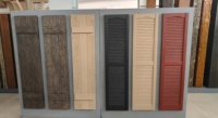 Panneaux décoratifs/volets en polyuréthane (PU) de taille personnalisée, pour la conception d'architecture moderne