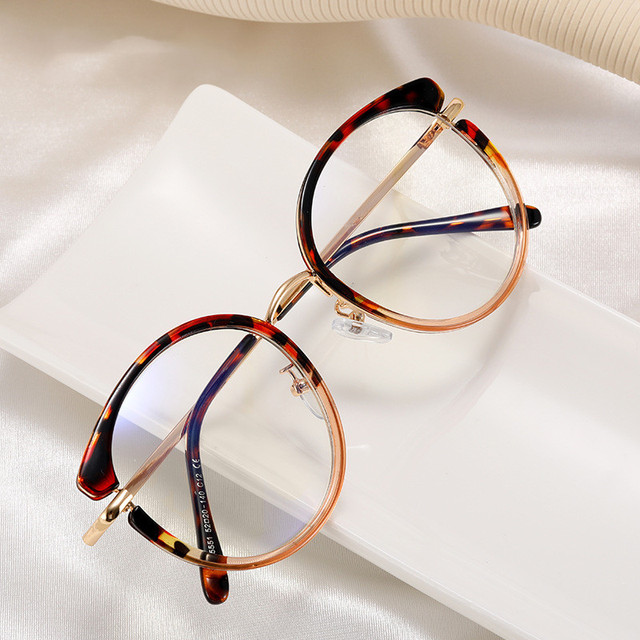 New Arrival Ultra-light Frame Flat Lens High Quality Eyeglasses Fashion PC Optical Frame Glasses With Blue Light Filter Eyewear