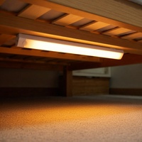 Veilleuse LED rechargeable à détecteur de mouvement pour chambre à coucher, avec double température de couleur et contrôle par capteur