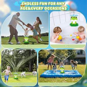 Giocattolo da <span class=keywords><strong>Baseball</strong></span> con Spruzzatore d'Acqua per Bambini, Gioco Estivo 2 in <span class=keywords><strong>1</strong></span> a Forma di Rana per Feste in Giardino - Product Image 5