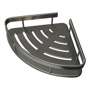 Triangle Bathroom Storage Rack Wall Mounted Corner Shelf Durable Shower Sink Vanity Organizer - Product Image 5