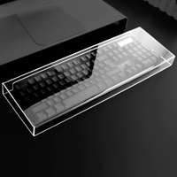 Couvercle anti-poussière de clavier de jeu en plexiglas Lucite personnalisé, protection de clavier en acrylique transparent de qualité supérieure