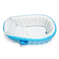 Baignoire gonflable portable en PVC écologique pour bébé, piscine de voyage pliable avec impression de logo personnalisé, bain relaxant pour enfants